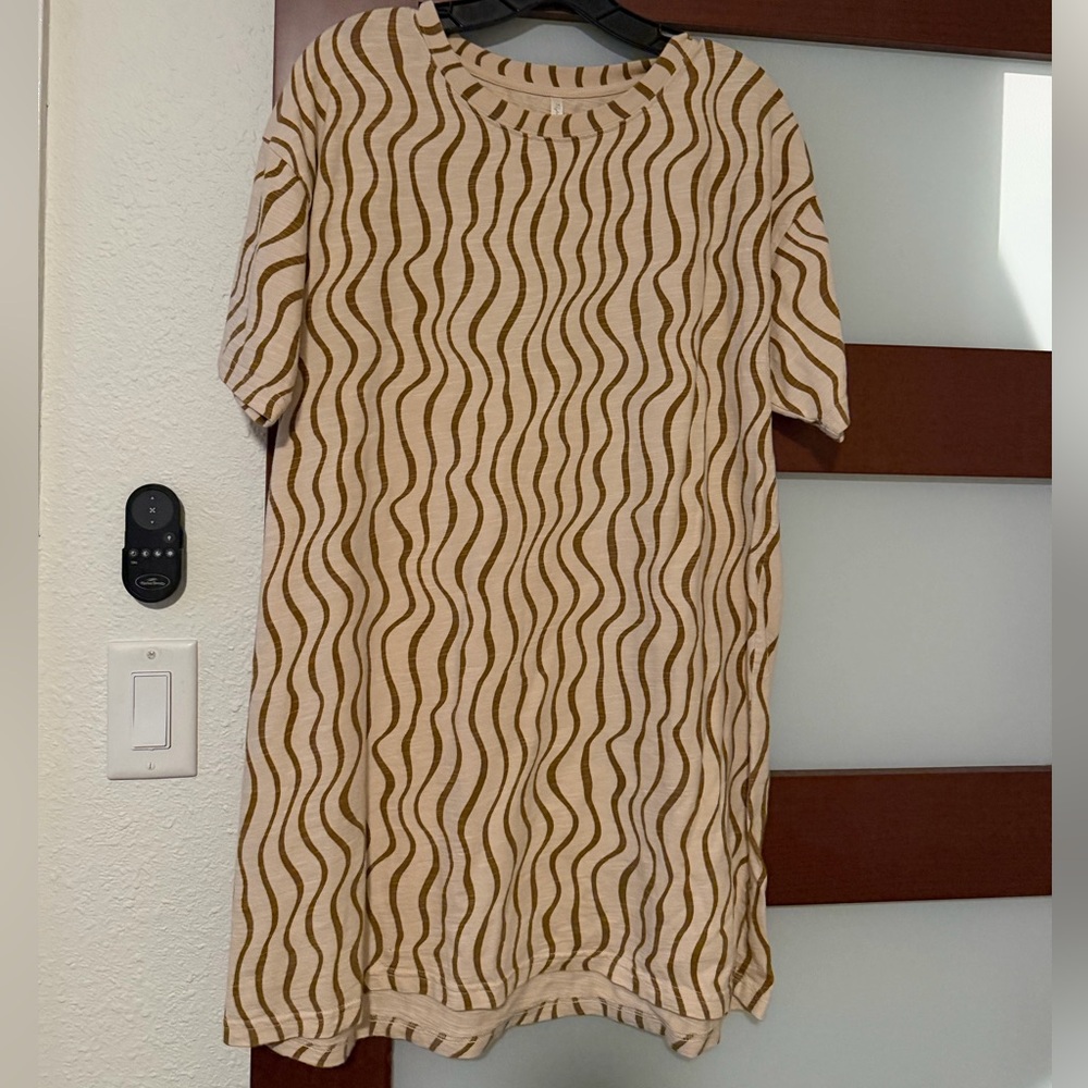 Rylee + Cru wavy jersey dress